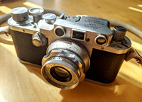 Leica IIIc with Minolta Super-Rokkor 45/2.8 Chiyoko LTM lens