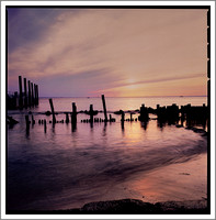 Sandy Hook, NJ Sunset - Fuji Velvia 50 film